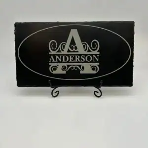 Personalized Slate Sign with Stand