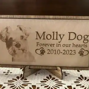 Laser Engraved Pet Sign